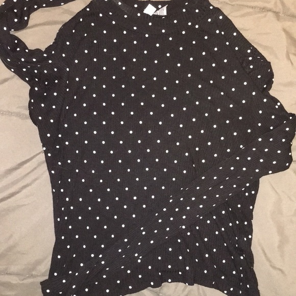 polka dot long sleeve shirt - Picture 3 of 4